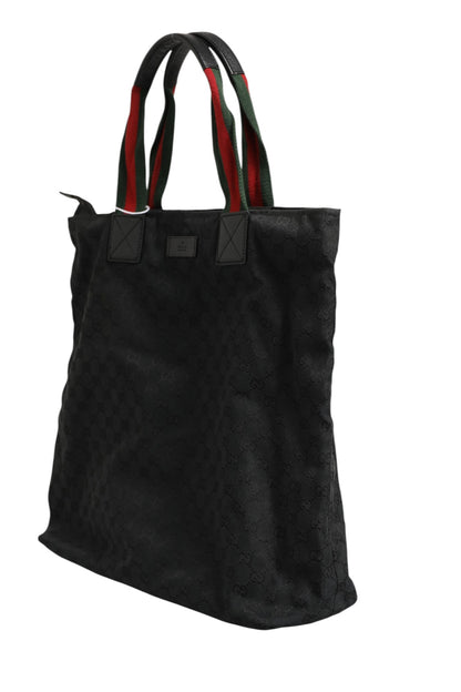 Muttertasche aus GG Canvas mit Sherry-Linie
