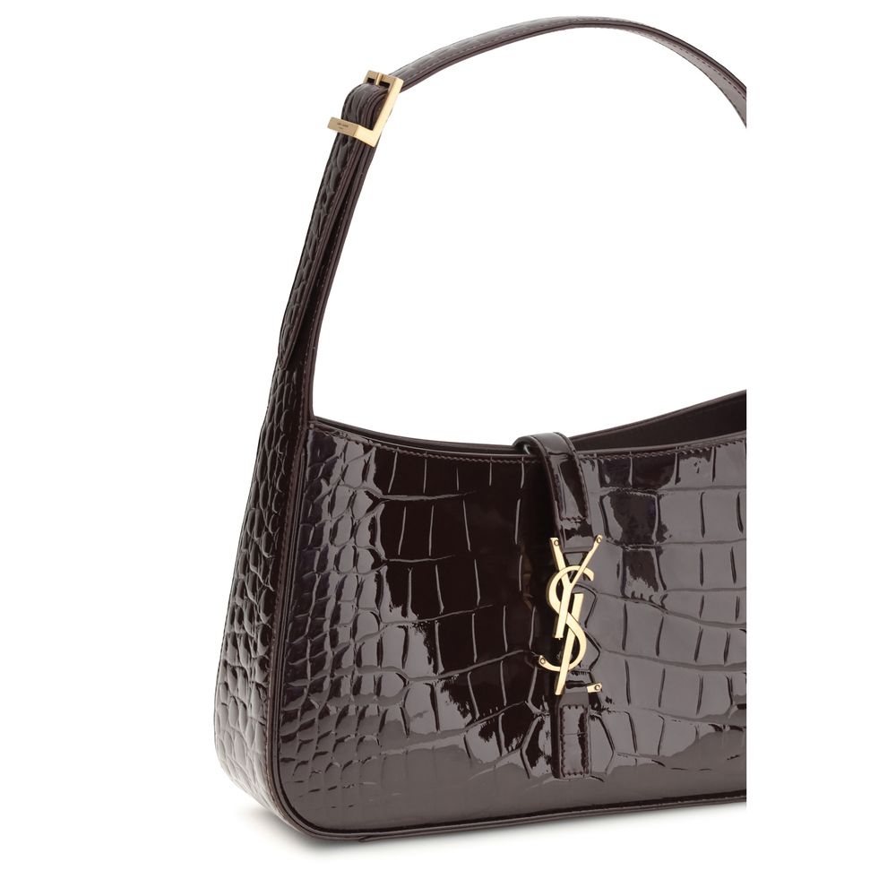 Bordeaux Krokodil-Ledertasche