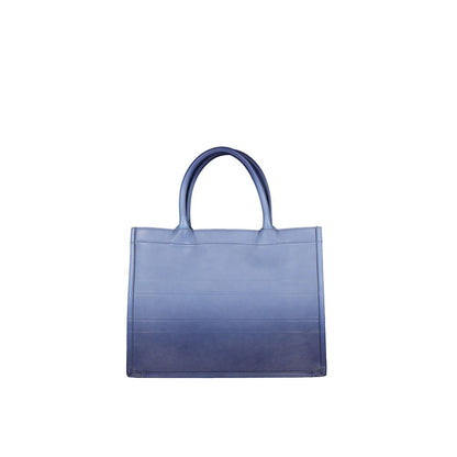 Tasche aus blauem Kalbsleder