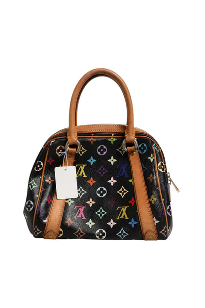 Schwarze Priscilla Handtasche aus Monogram Multicolor Canvas