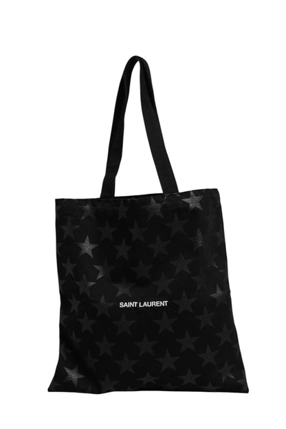 Rive Droite Schwarze Tote Bag mit Sternenprint