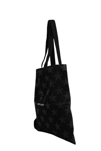 Rive Droite Schwarze Tote Bag mit Sternenprint
