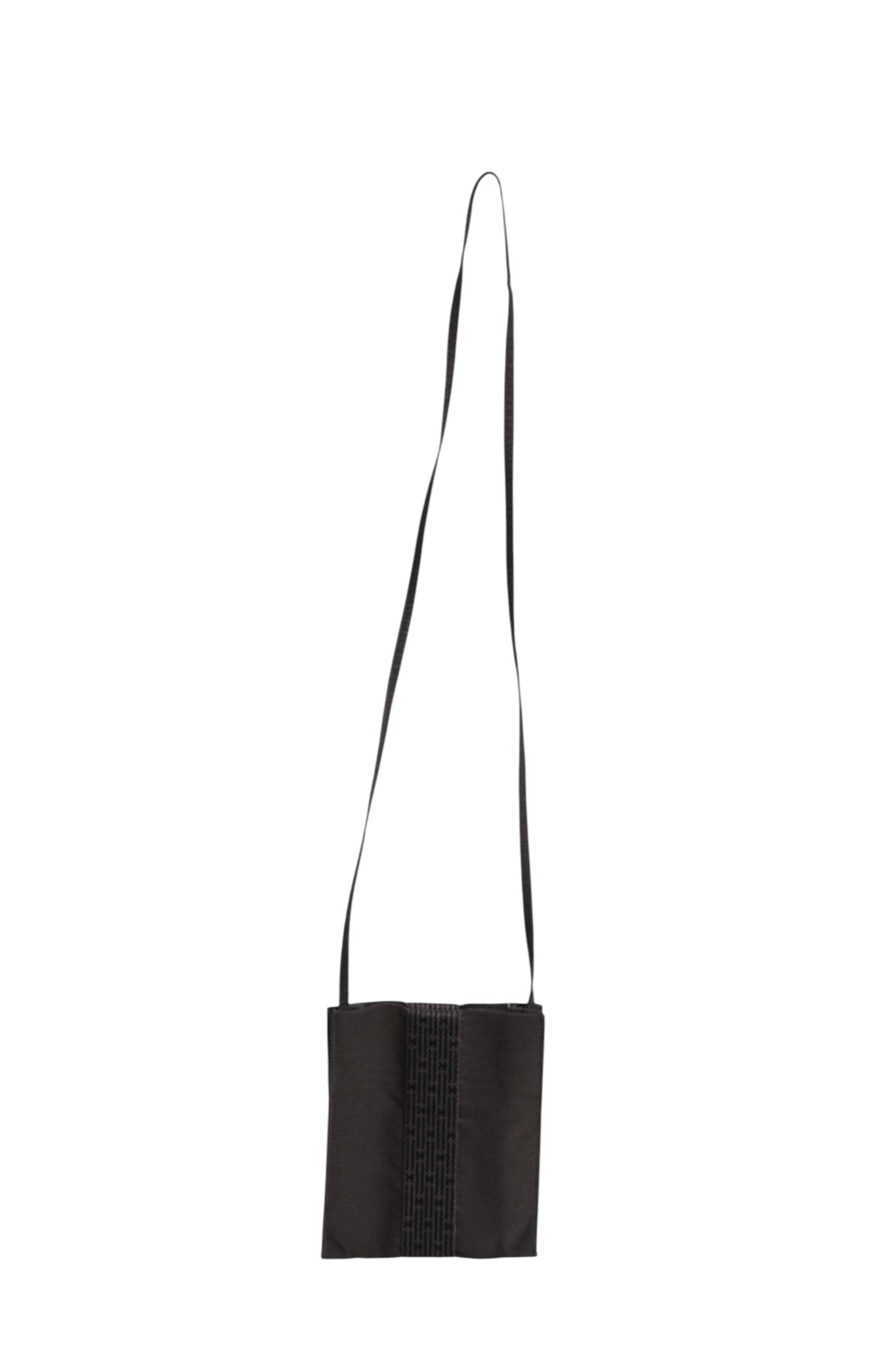 Dunkelgraue Stofftasche mit Muster