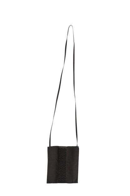 Dunkelgraue Stofftasche mit Muster