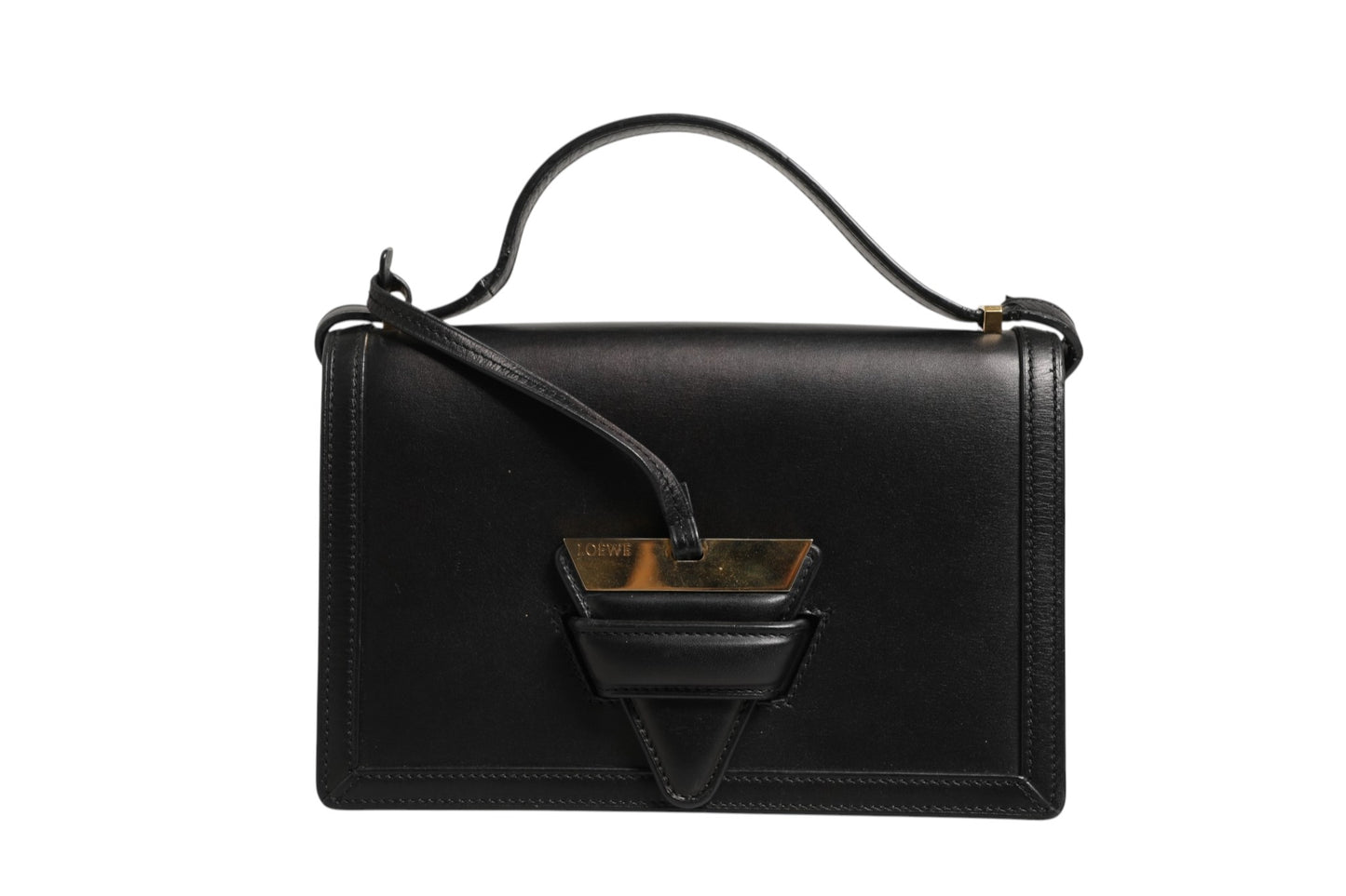 Barcelona mittelgroße Leder-Schultertasche