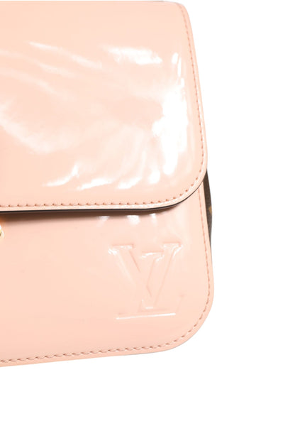 Pink Vernis und Monogram Canvas Cherrywood BB Umhängetasche