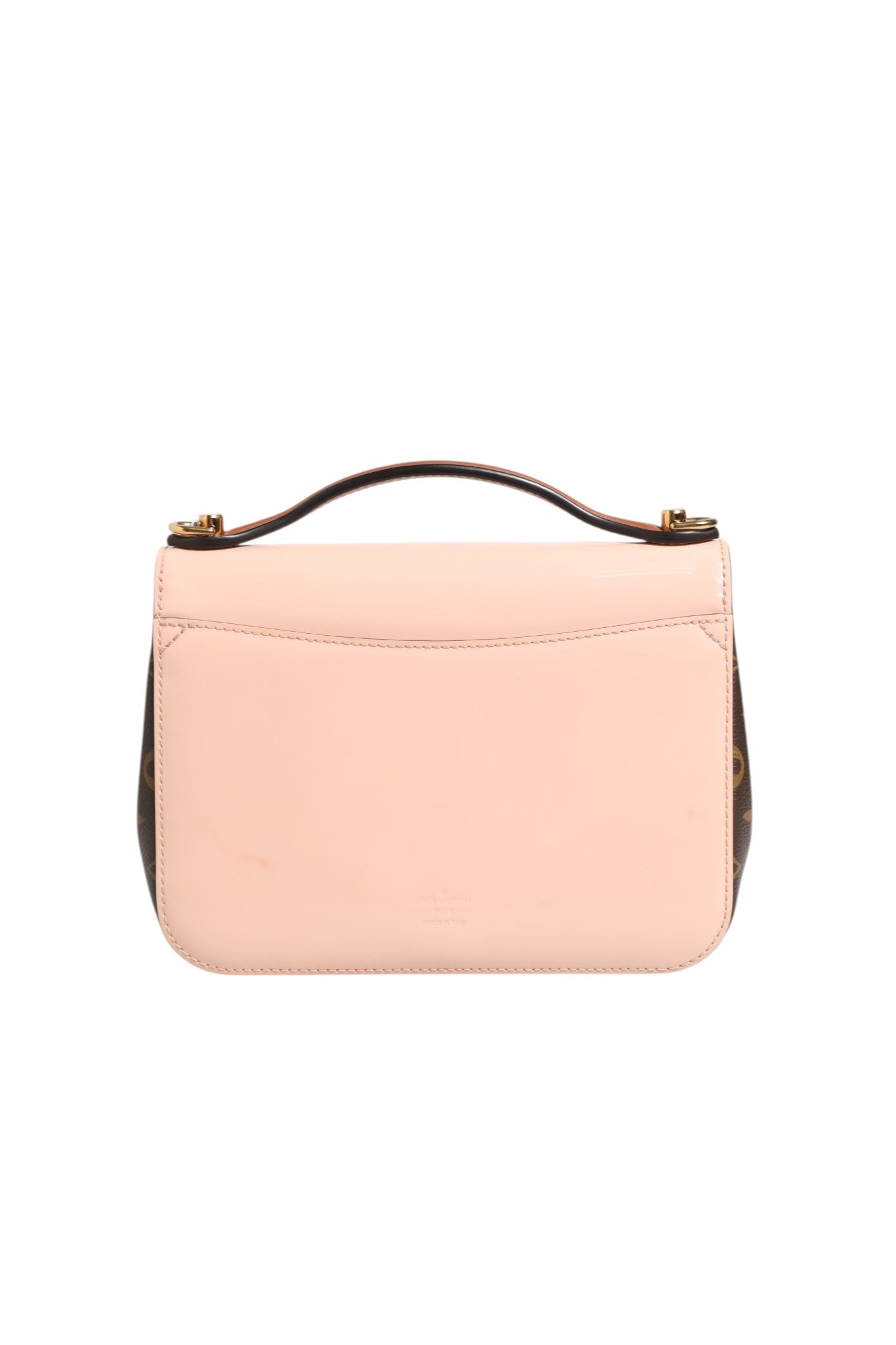 Pink Vernis und Monogram Canvas Cherrywood BB Umhängetasche