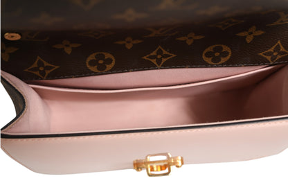 Pink Vernis und Monogram Canvas Cherrywood BB Umhängetasche