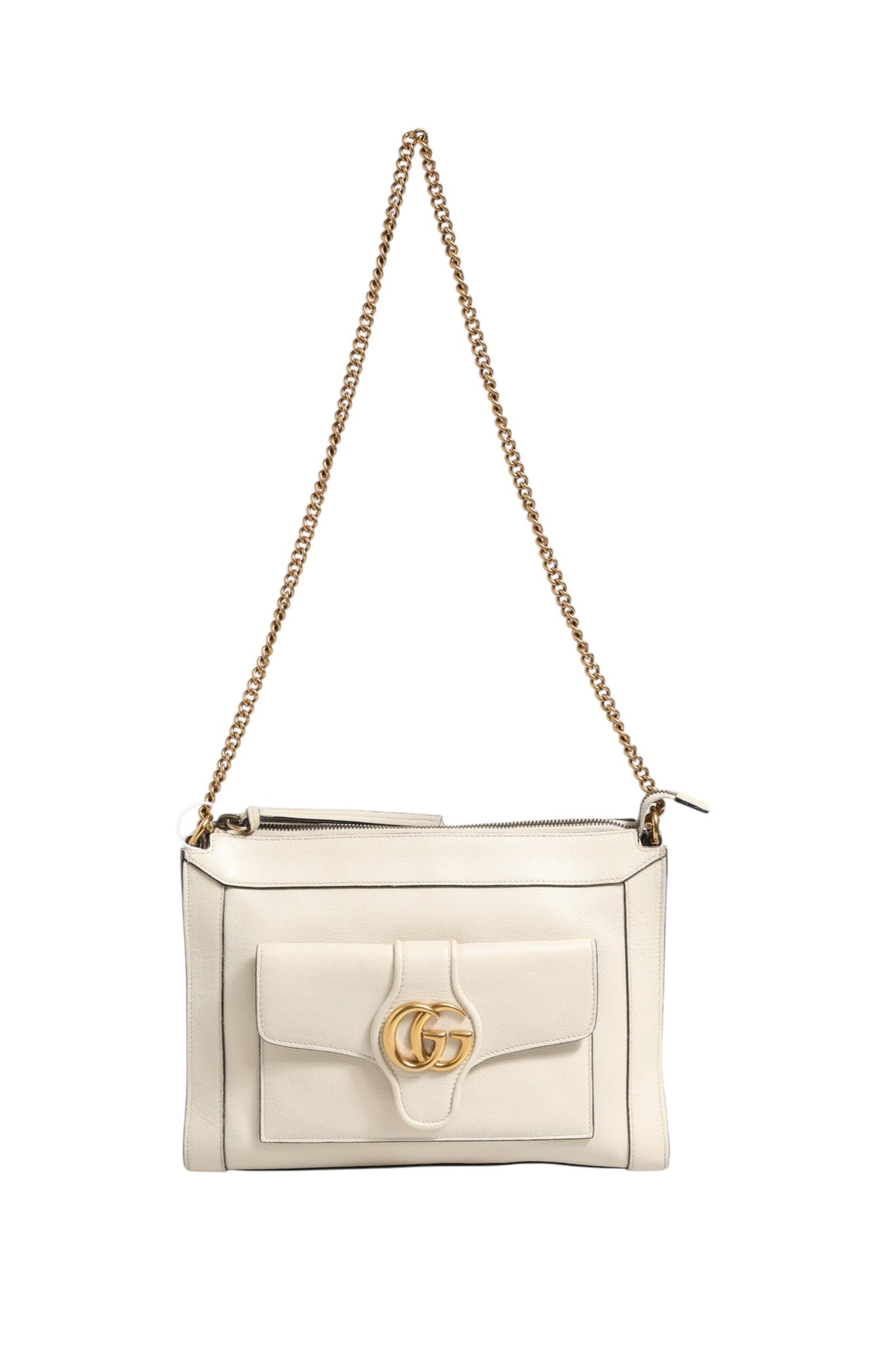 Arli Small Crossbody Bag Weißes Leder