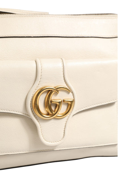 Arli Small Crossbody Bag Weißes Leder
