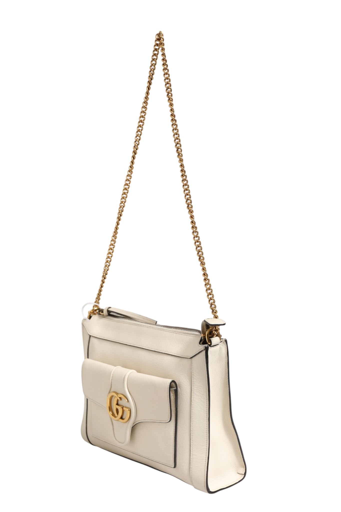 Arli Small Crossbody Bag Weißes Leder
