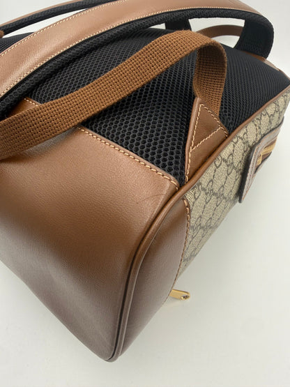 GUCCI GG Supreme und Leder Rucksack