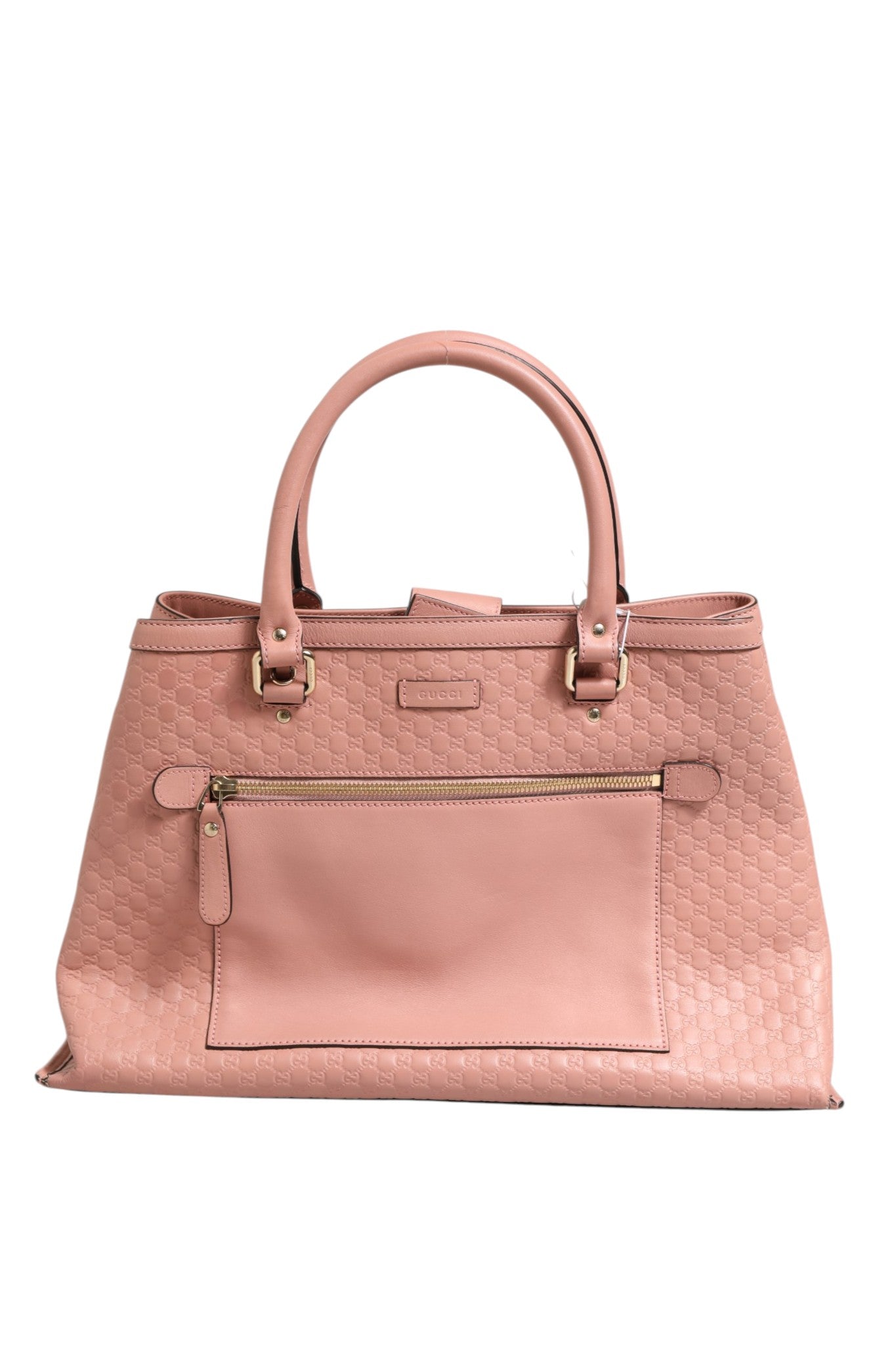 Microguccissima Leder Medium Tote Bag