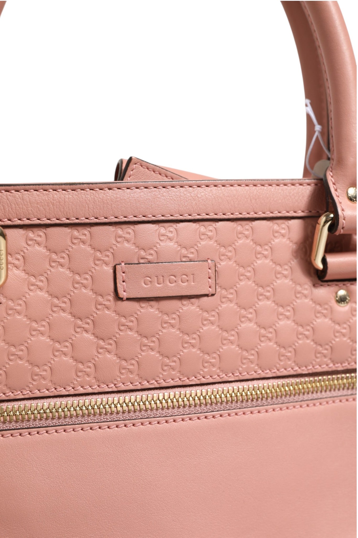 Microguccissima Leder Medium Tote Bag