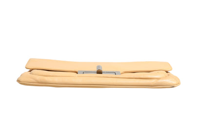 Beige Lammleder Giant Reissue Mademoiselle Lock Flap Bag
