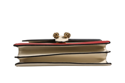 Dionysus Bamboo Henkeltasche aus Leder in Colorblock-Optik