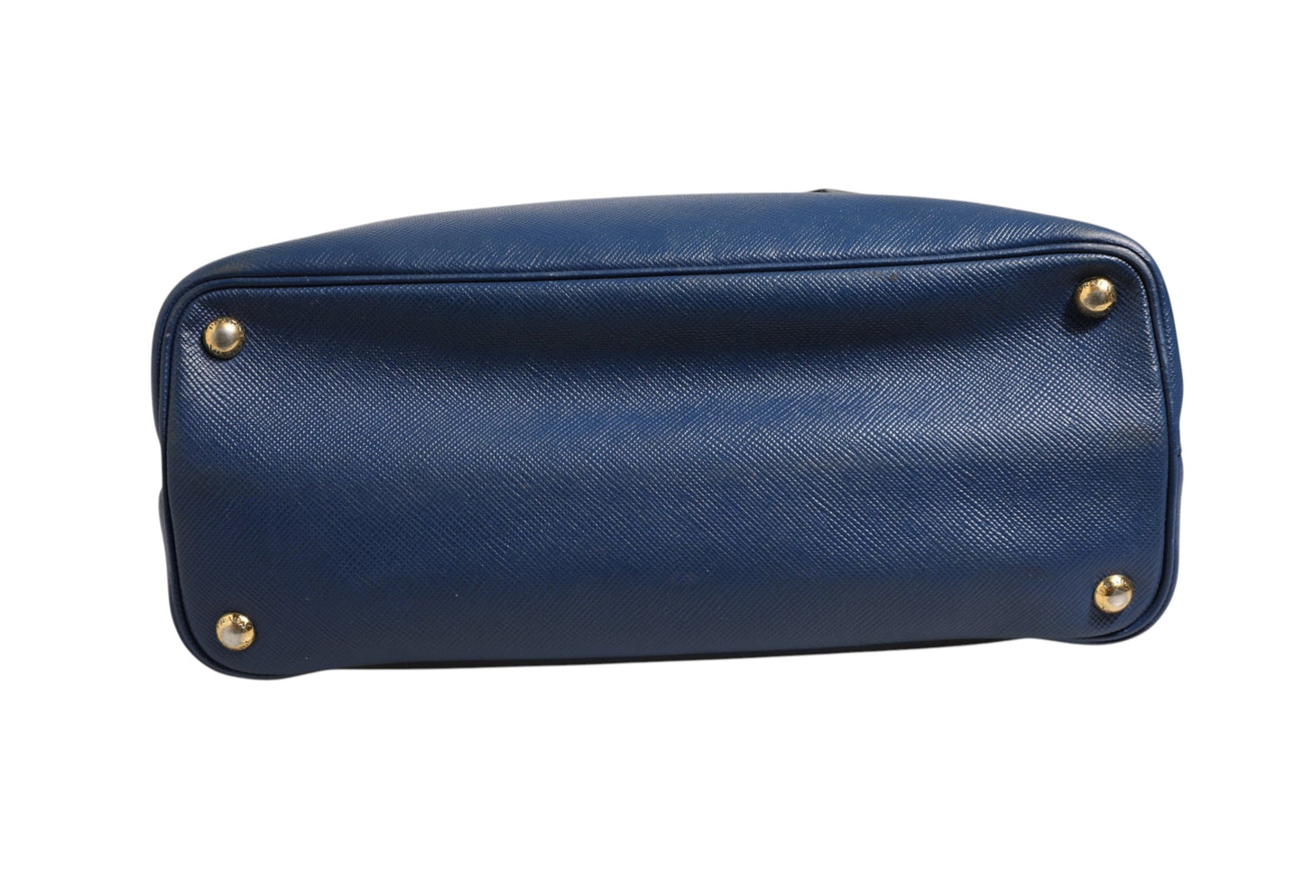 Blaue Saffiano Leder 2-Wege-Tasche