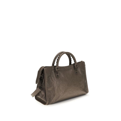 Schultertasche aus zweifarbigem Kalbsleder Bos Taurus