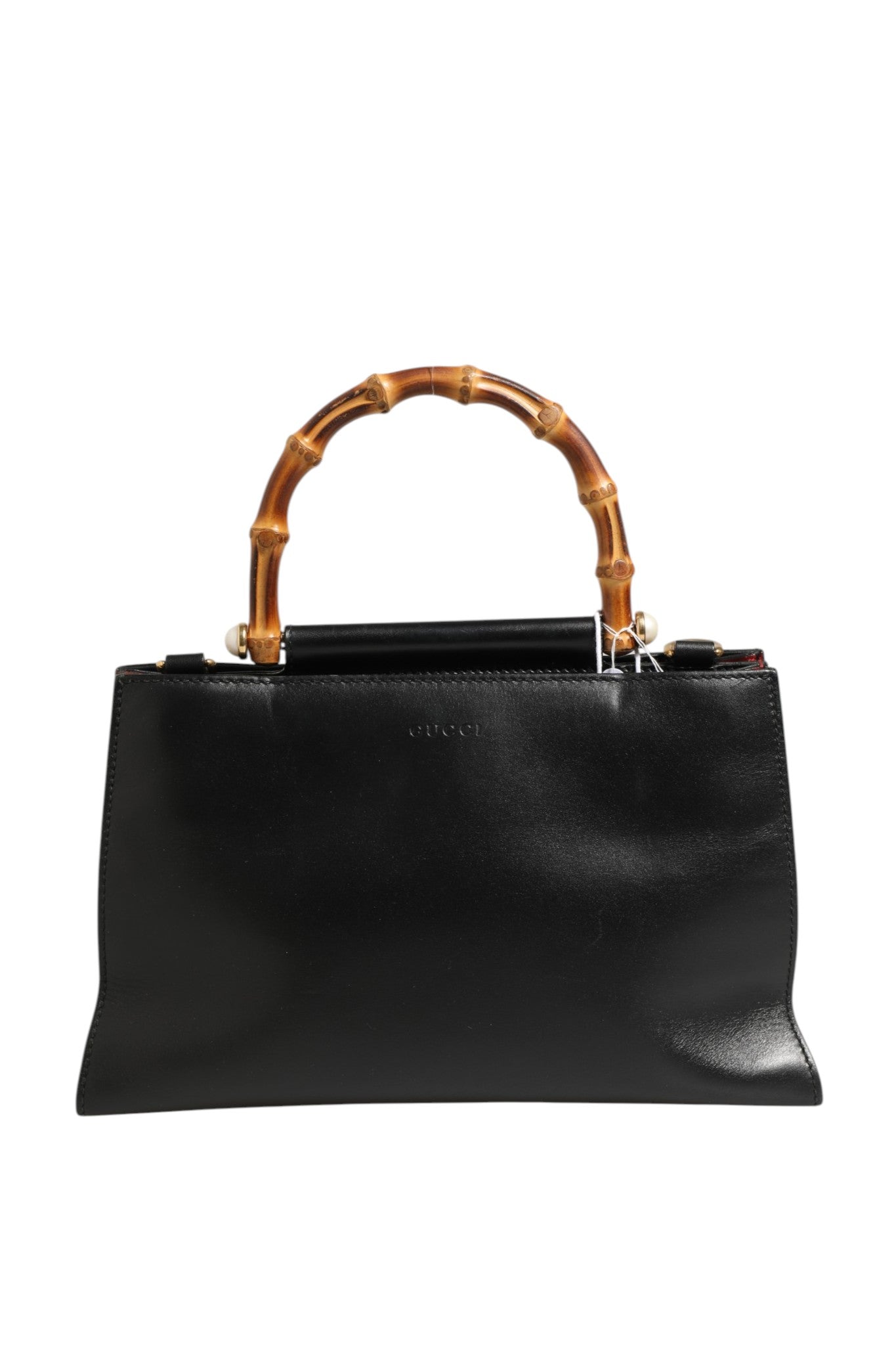 Nymphaea Bamboo Henkeltasche aus Leder