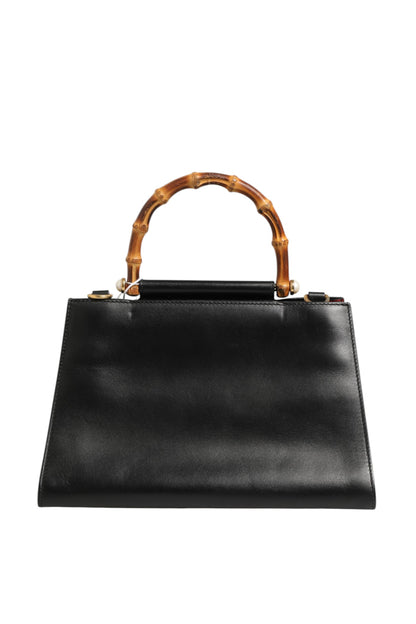 Nymphaea Bamboo Henkeltasche aus Leder