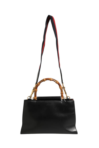Nymphaea Bamboo Henkeltasche aus Leder