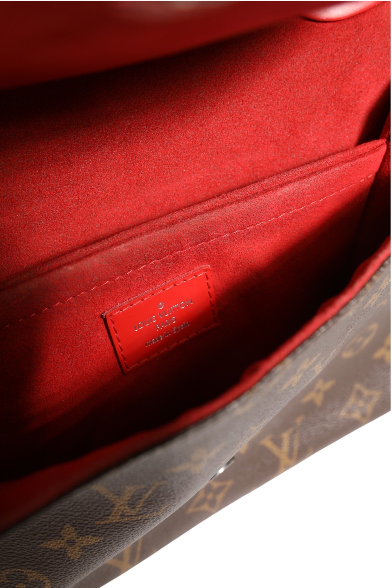 Saint Michel Monogram Epi Schultertasche Coquelicot