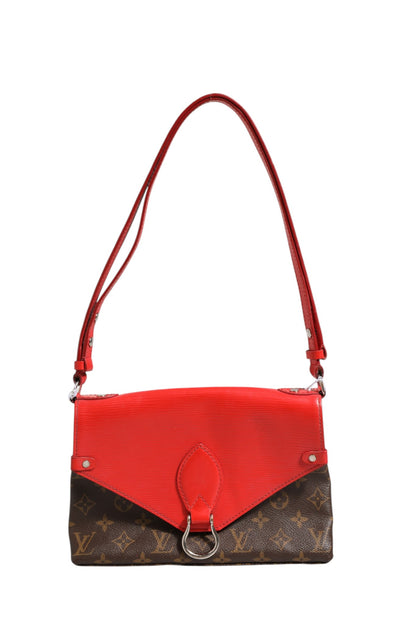 Saint Michel Monogram Epi Schultertasche Coquelicot