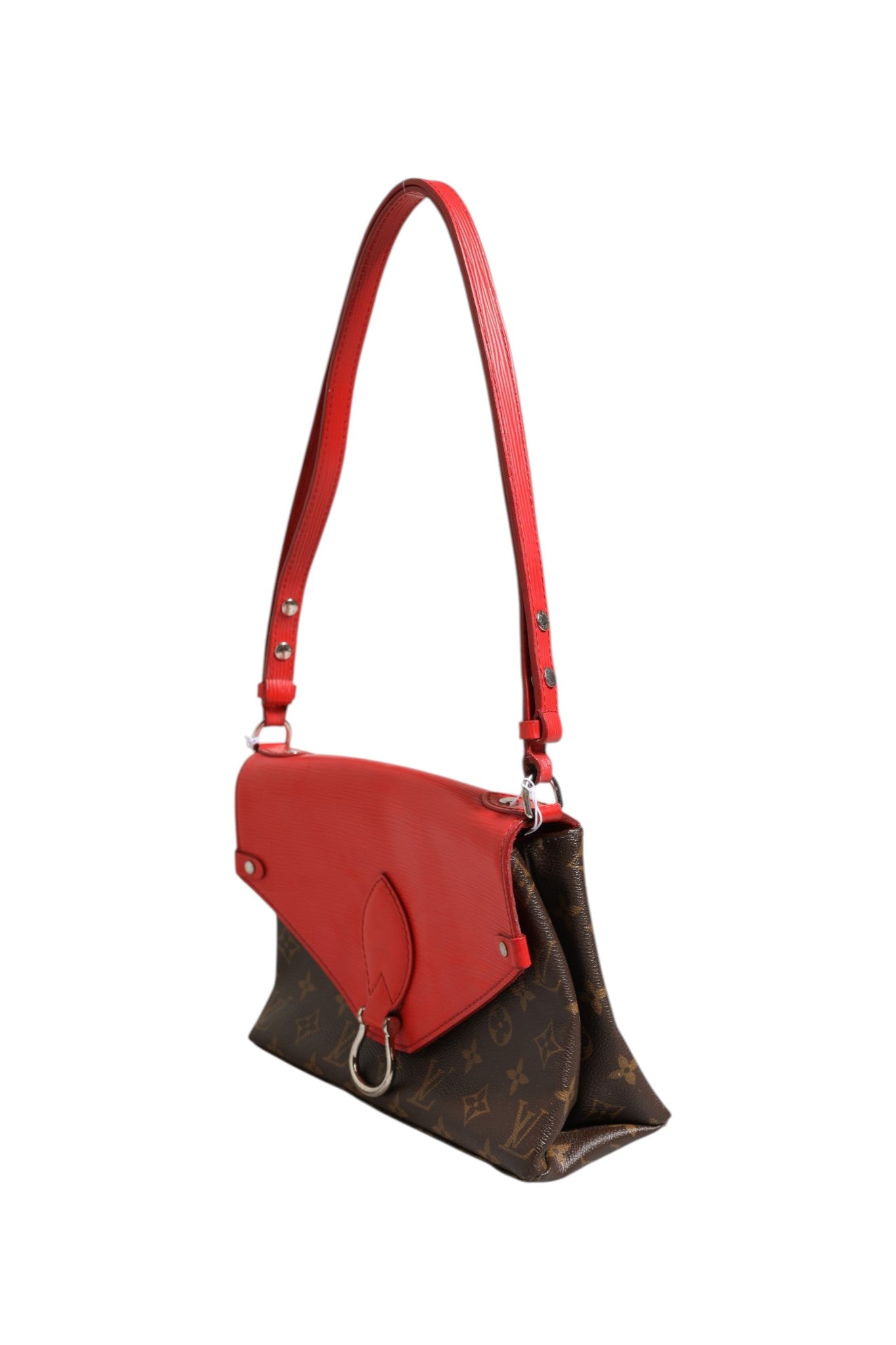 Saint Michel Monogram Epi Schultertasche Coquelicot