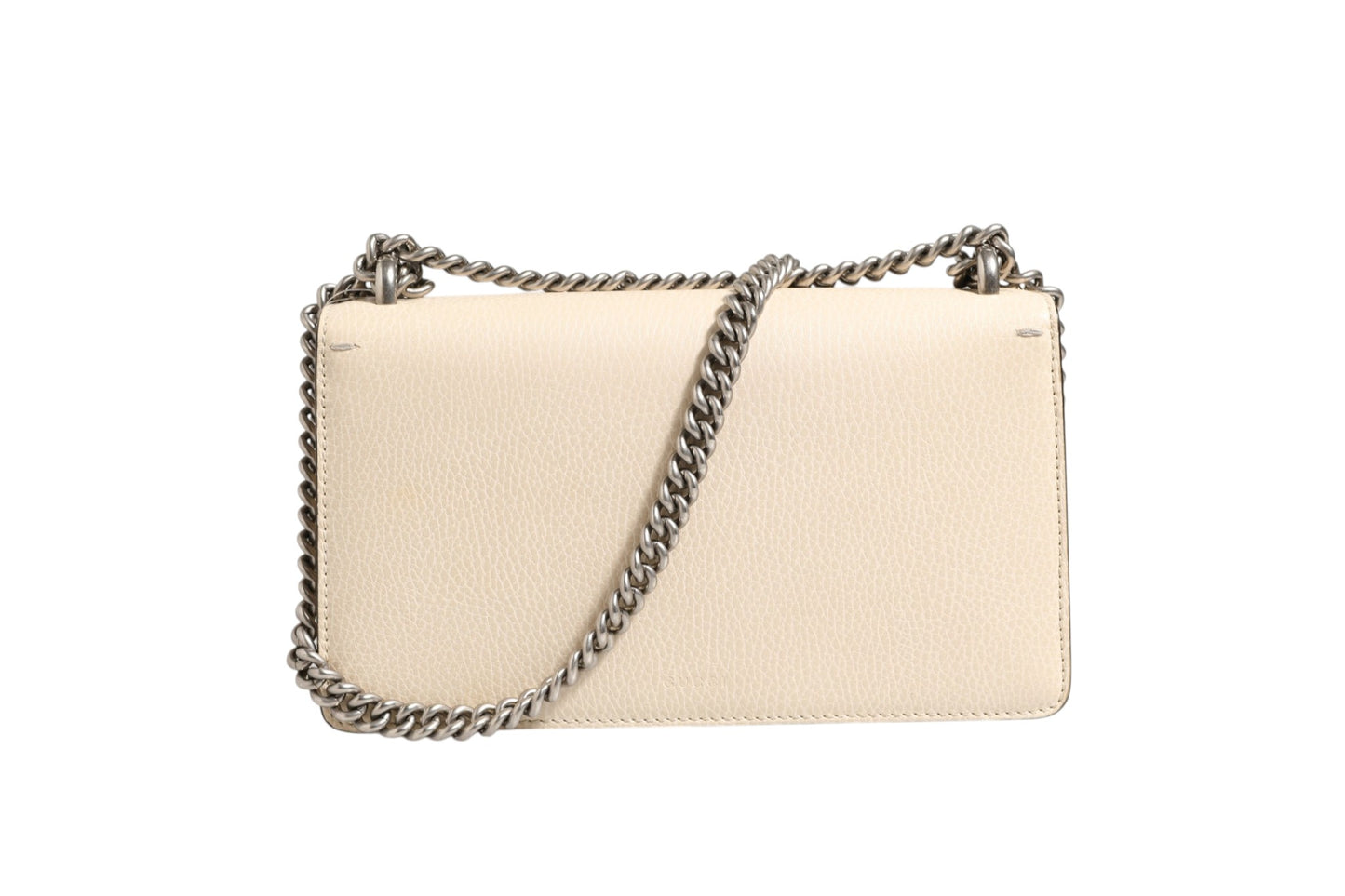 Dionysus Handtasche aus weißem Leder