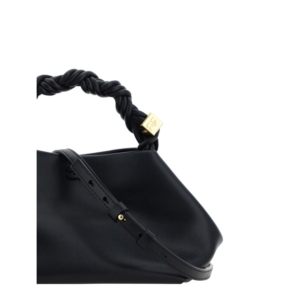 Schwarze Kalbsleder Bos Taurus Handtasche