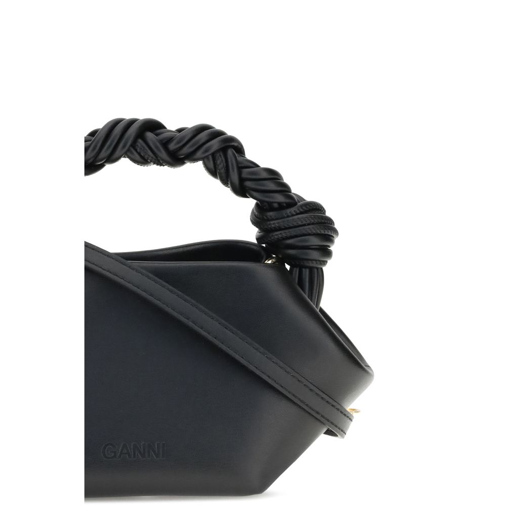 Schwarze Leder Umhängetasche