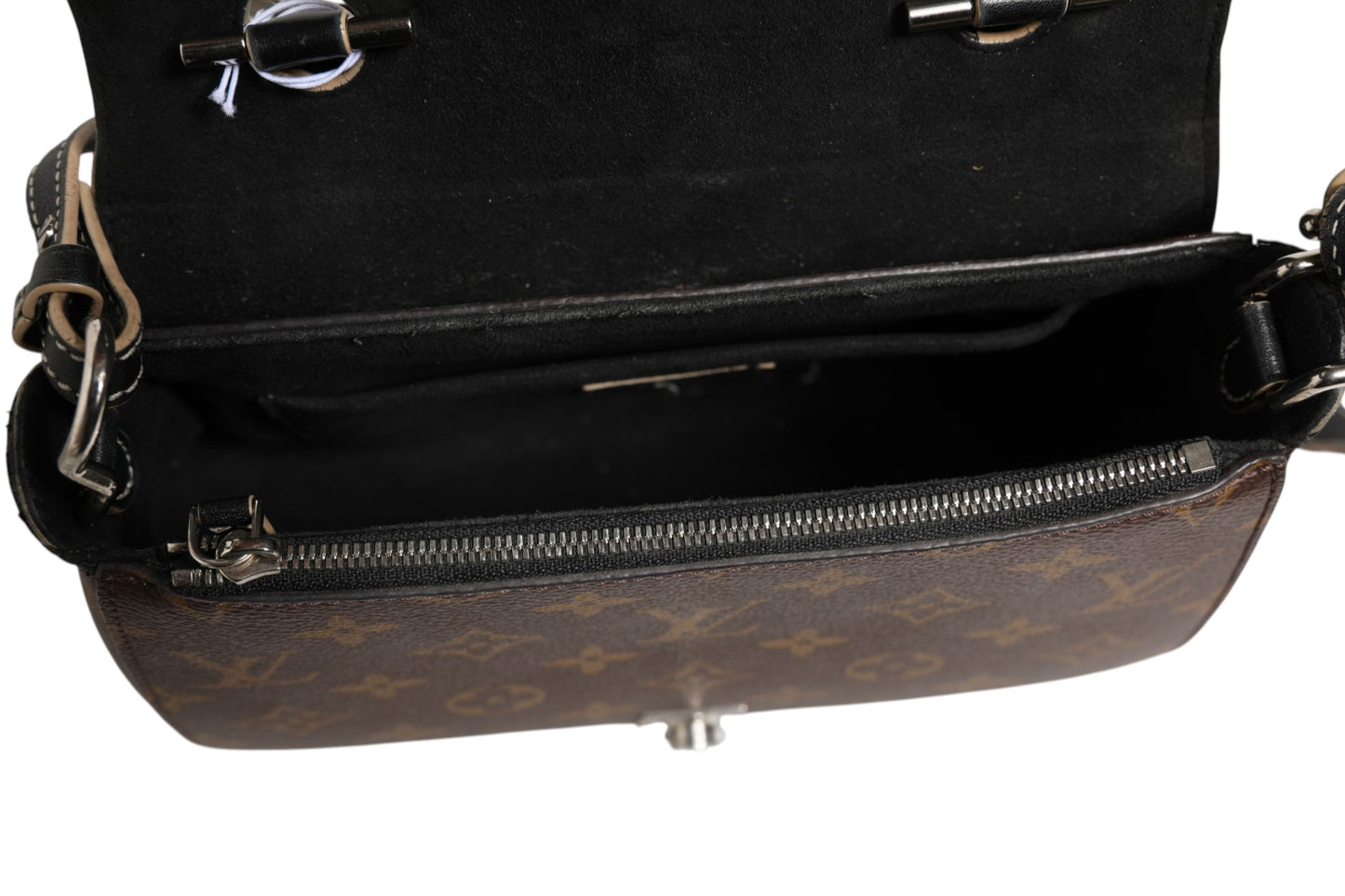Calfskin Monogram Chain It Bag PM Schwarz