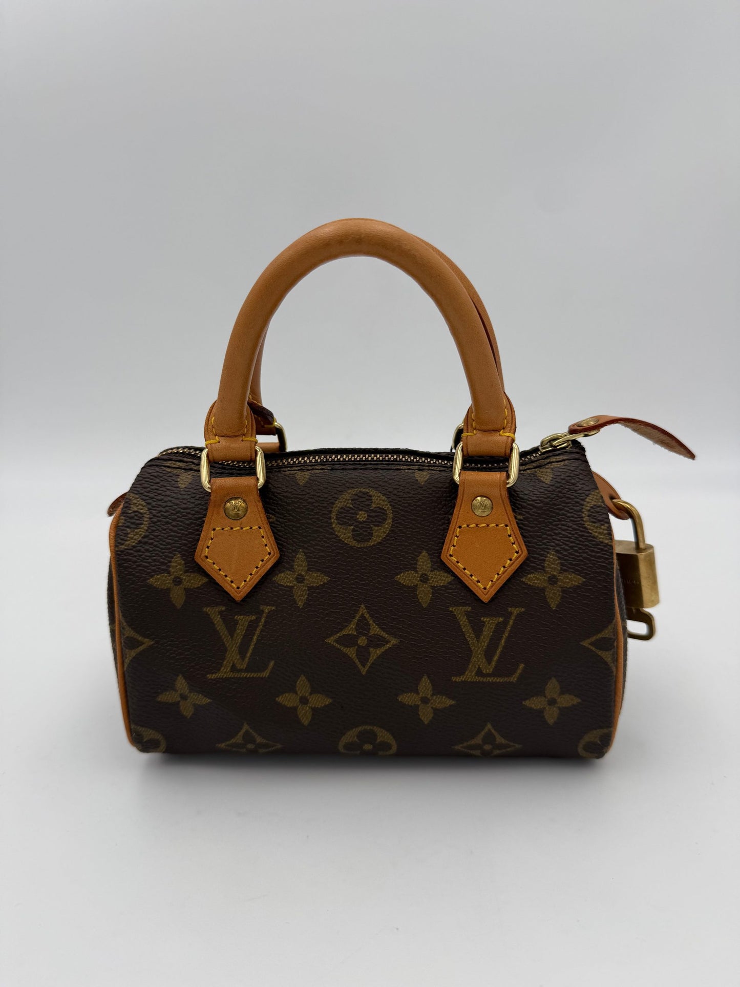 LOUIS VUITTON Nano Speedy Monogram Handtasche