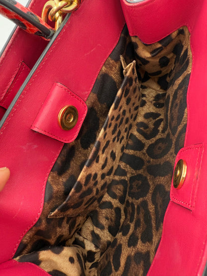 DOLCE & GABBANA SICILY Handtasche aus Reptilleder