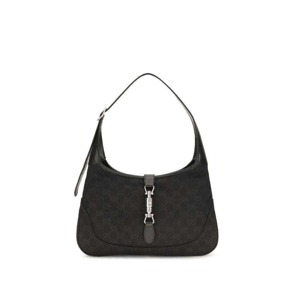 Schwarze Stoffhandtasche