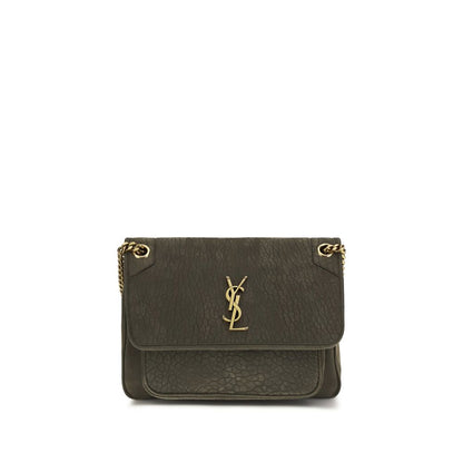 Graue Lammleder Schultertasche Ovis Aries Aries