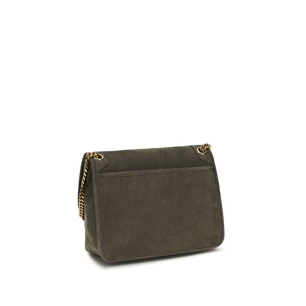 Graue Lammleder Schultertasche Ovis Aries Aries