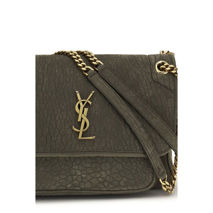 Graue Lammleder Schultertasche Ovis Aries Aries