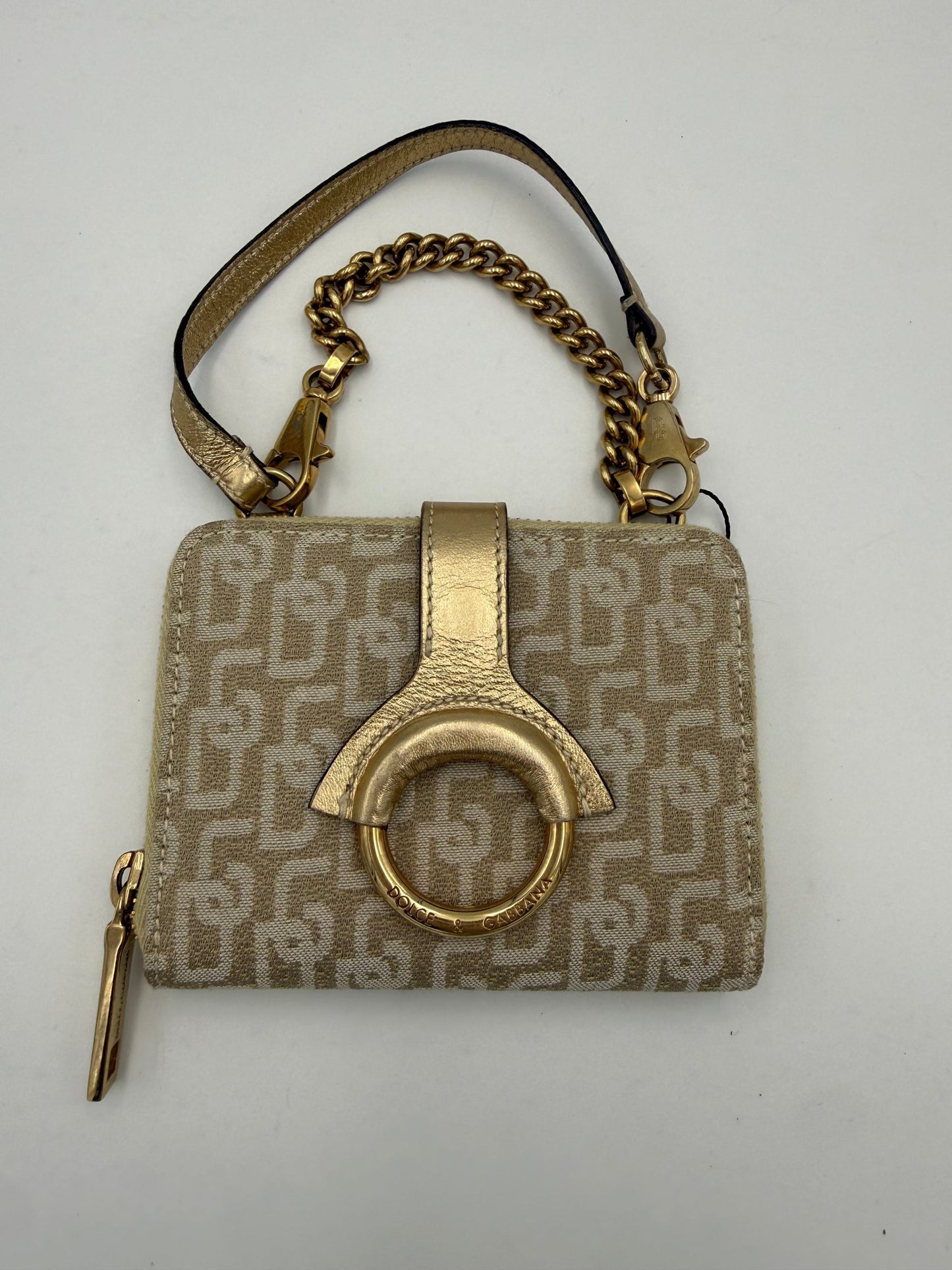 DOLCE & GABBANA Portemonnaie mit Kette WOC