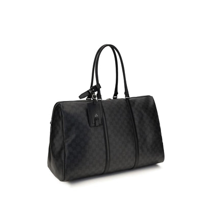 Schwarze Stoffhandtasche