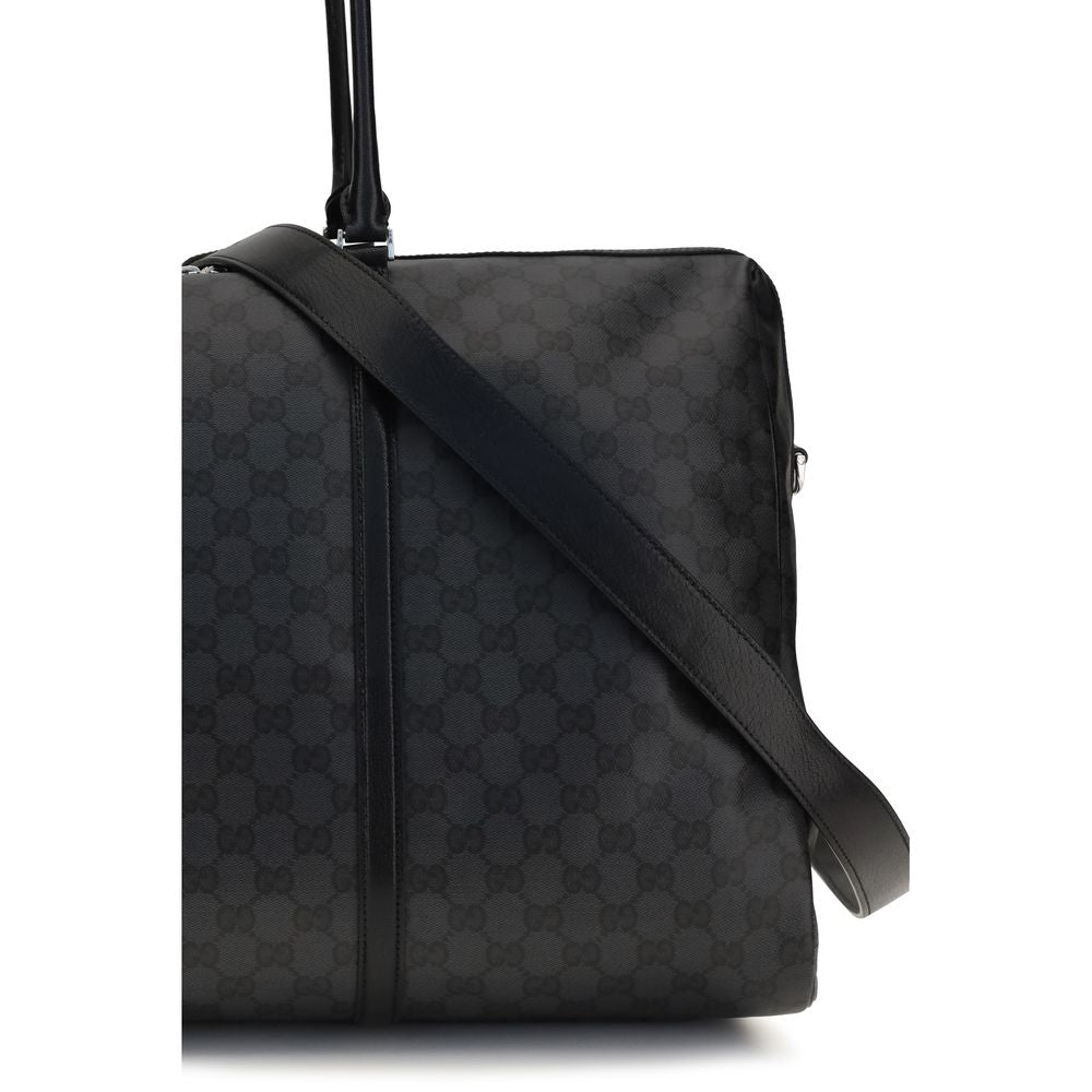 Schwarze Stoffhandtasche