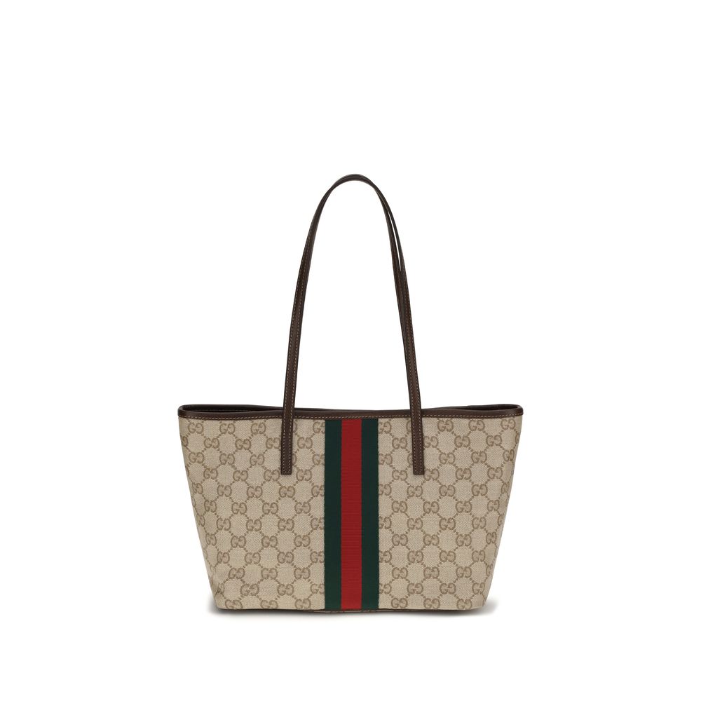 Beige Stoff-Handtasche