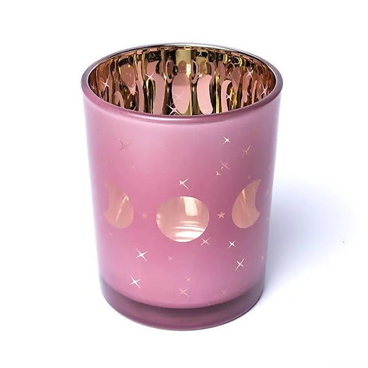 Handgefertigte Candle light holder moon