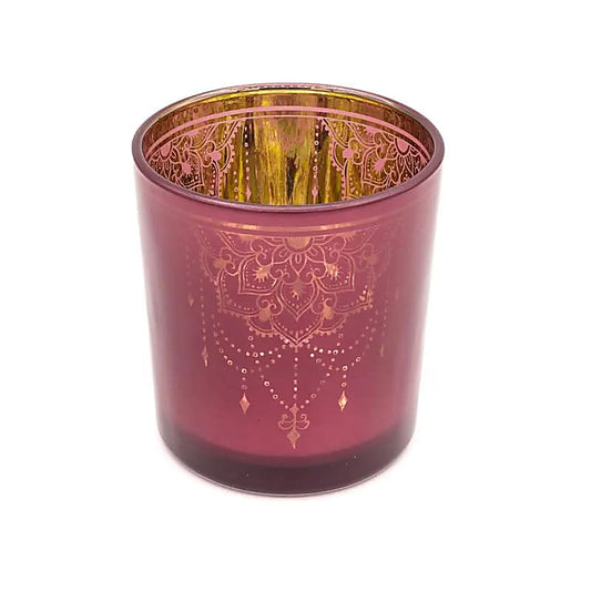 Stilvolle Candle light holder metallic