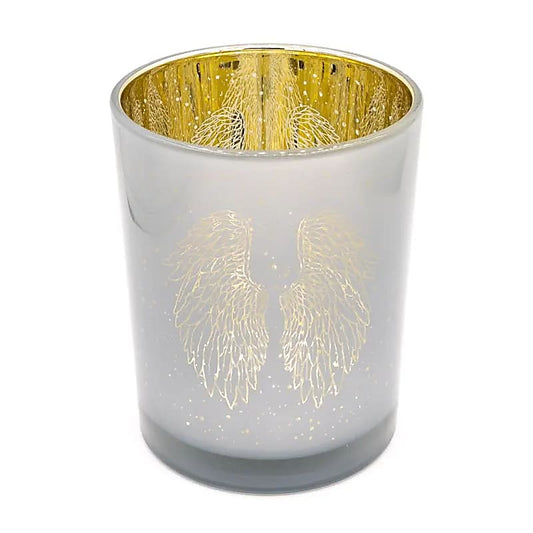 Handgefertigte Candle light holder metallic