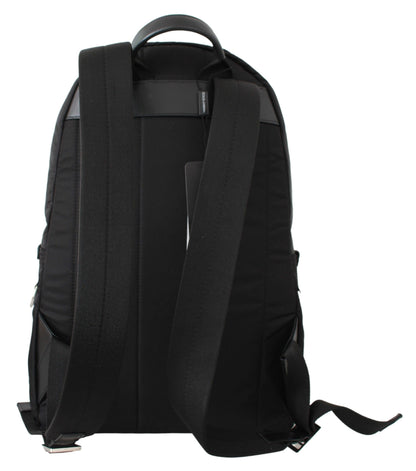 Dolce & Gabbana Schwarzes Goldenes Schwein des Jahres Schulrucksack