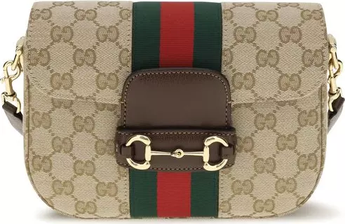 Gucci Small Horsebit 1955 Schultertasche Beige - Eleganz trifft Luxus