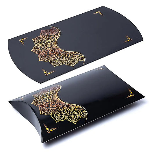 Handgefertigte Pillow box XL black
