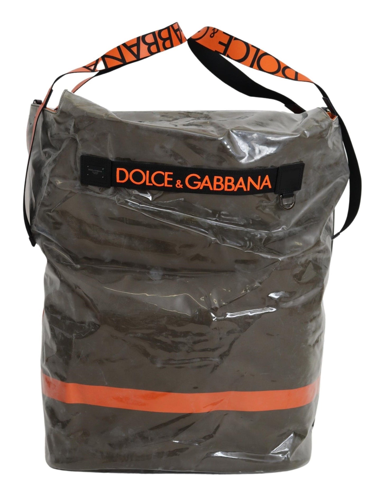 Dolce & Gabbana große grüne Stofftasche für Herren – Luxuriöse Einkaufstasche