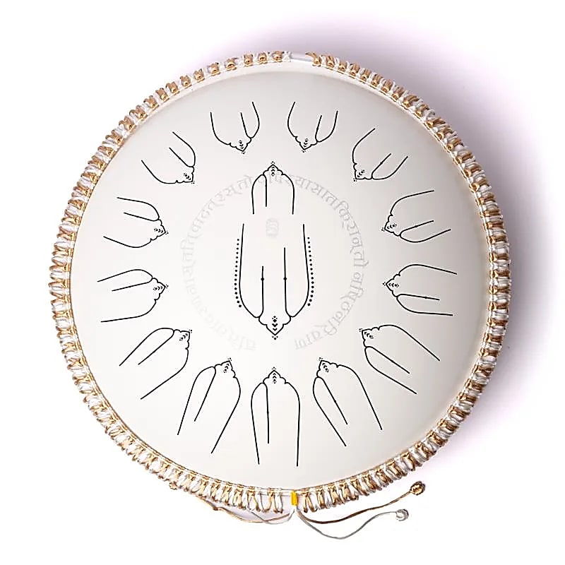 Hluru Handpan/Tongue Drum Hybrid 15 Töne D-Moll Kurd -- ±35,5 cm